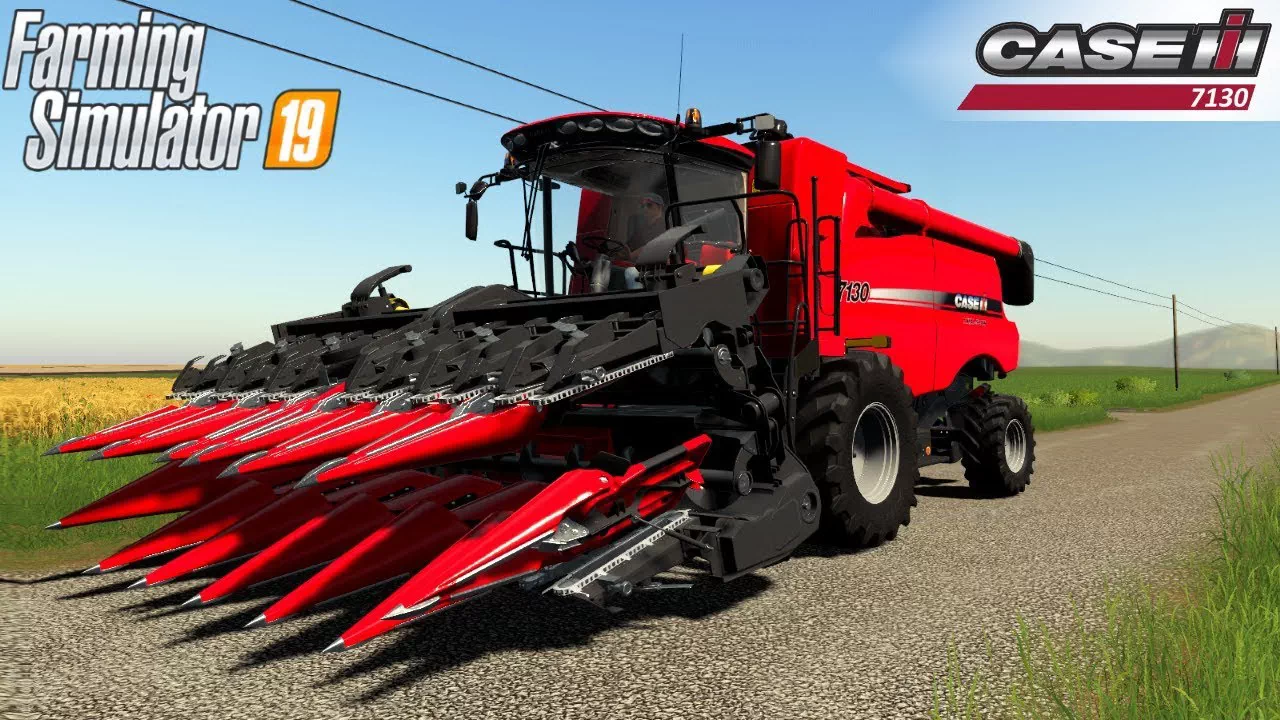 CASE IH 7130 US/CDN Corn Harvest - Farming Simulator 19