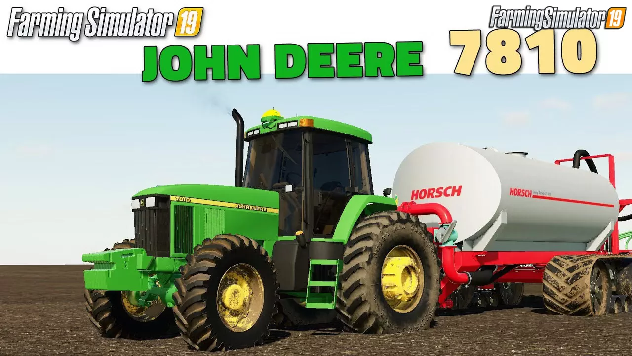 Tractor John Deere 7810 v1.0 for FS19