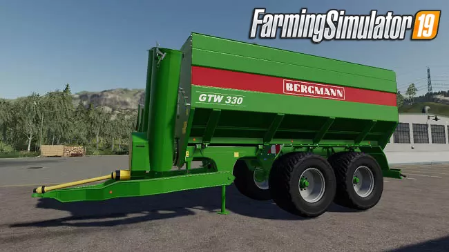 Trailer Bergmann GTW 330 v1.0 for FS19