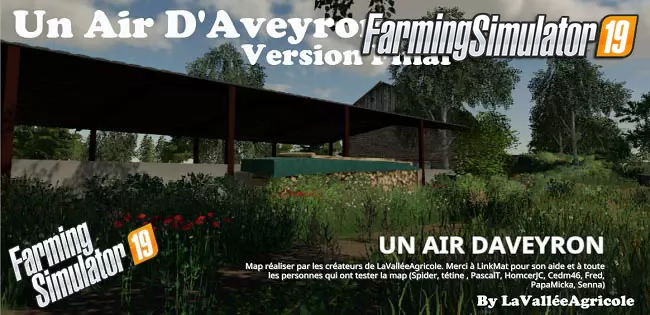 Un Air d'Aveyron Map v2.0 for FS19