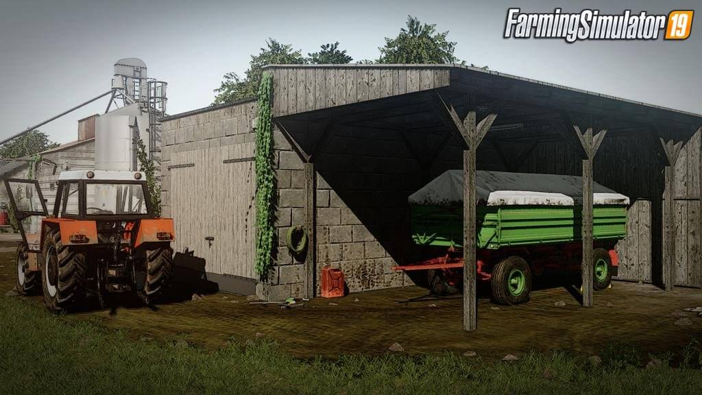 Machine Old Garage v1.0 for FS19