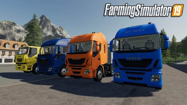 Iveco Pack Trucks v1.0 for Farming Simulator 19