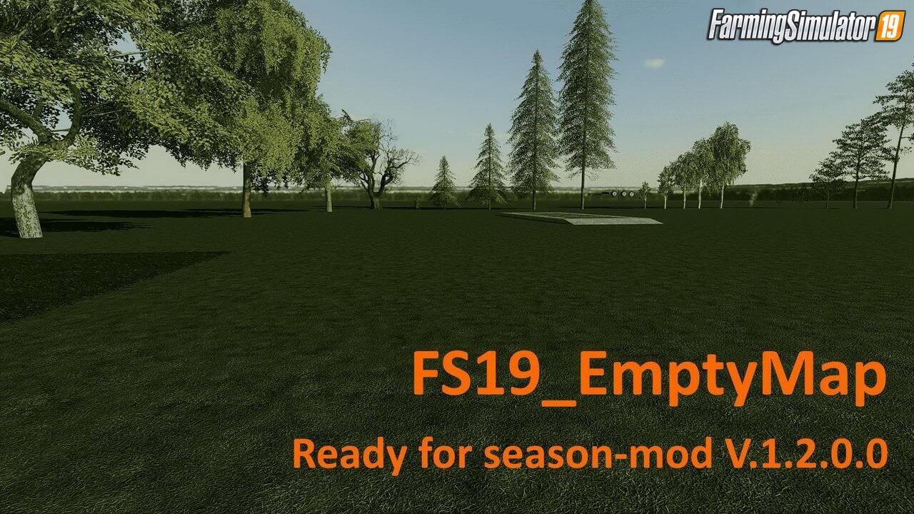 Empty Map v1.0 by Yazu for Farming Simulator 19