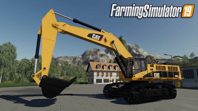 Caterpillar 385C Large Excavator - Farming Simulator 19