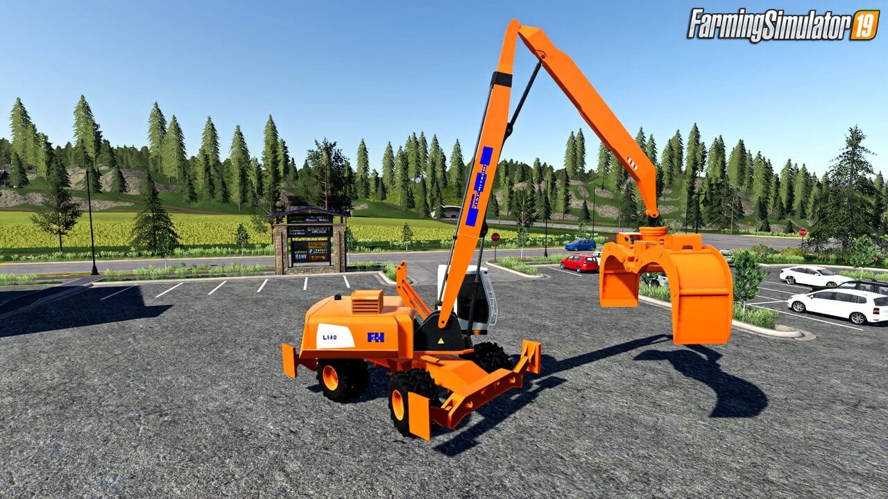 Excavator Hitachi L140 v1.0 for Farming Simulator 19