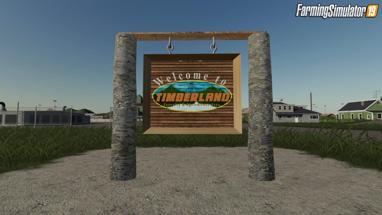 Timberland Map v1.0 for Farming Simulator 19