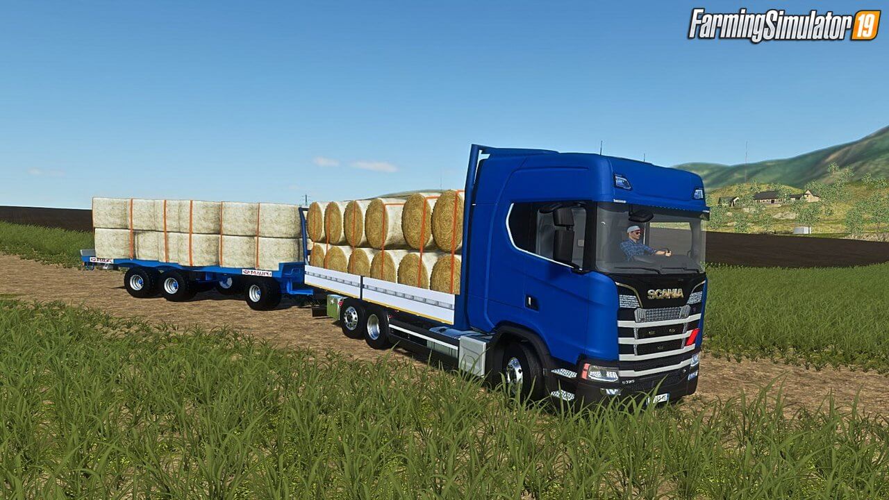 Scania S580 6x2 Truck v1.3.0.3 for Farming Simulator 19