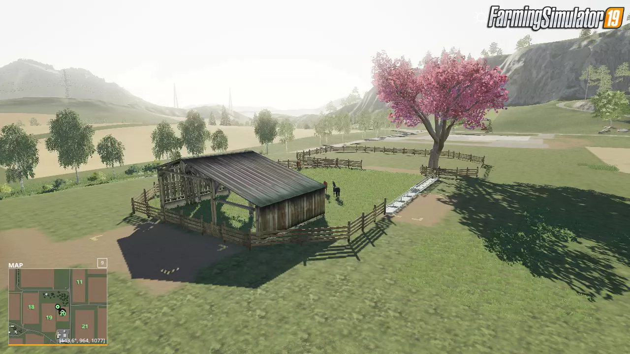 Horse Shelter Placeable Mod v3.0 for FS19