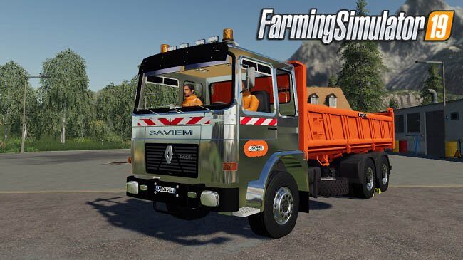 Renault Saviem SM 280TU Tipper Truck v1.5 for FS19