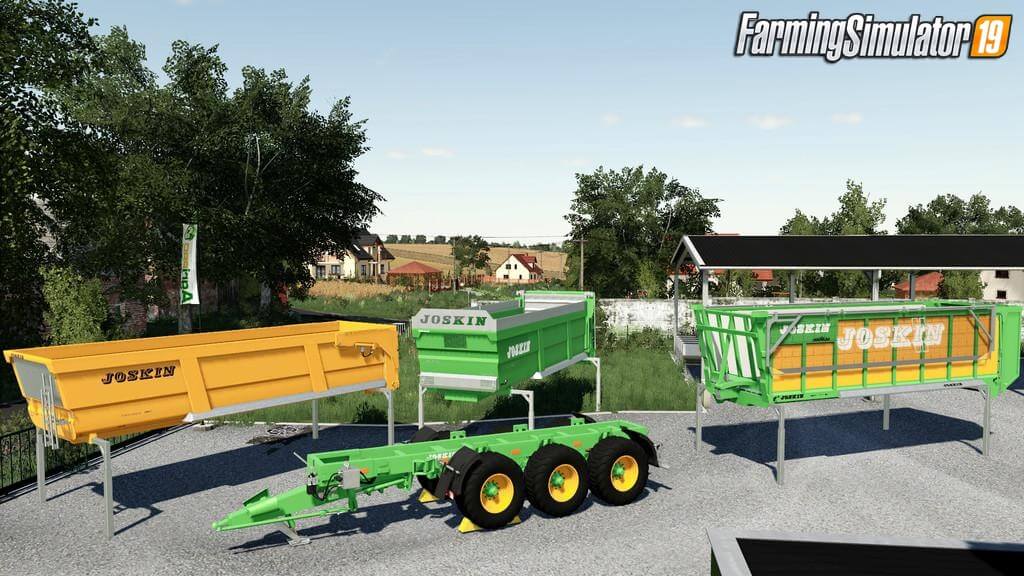 Joskin Cargo Pack v1.1 for Farming Simulator 19