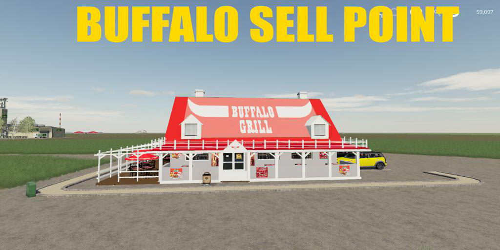 Buffalo Sell Point v1.0 for Farming Simulator 19