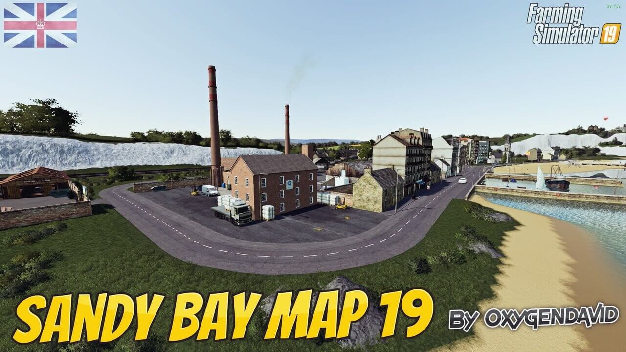 Sandy Bay Map 19 v1.1 By Oxygendavid for FS19