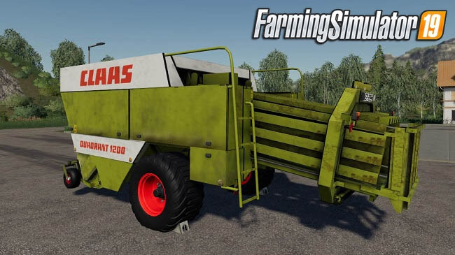 CLAAS Quadrant 1200 v1.0 for Farming Simulator 19