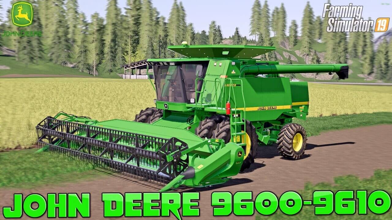 John Deere 9600-9610 Combine - Farming Simulator 19