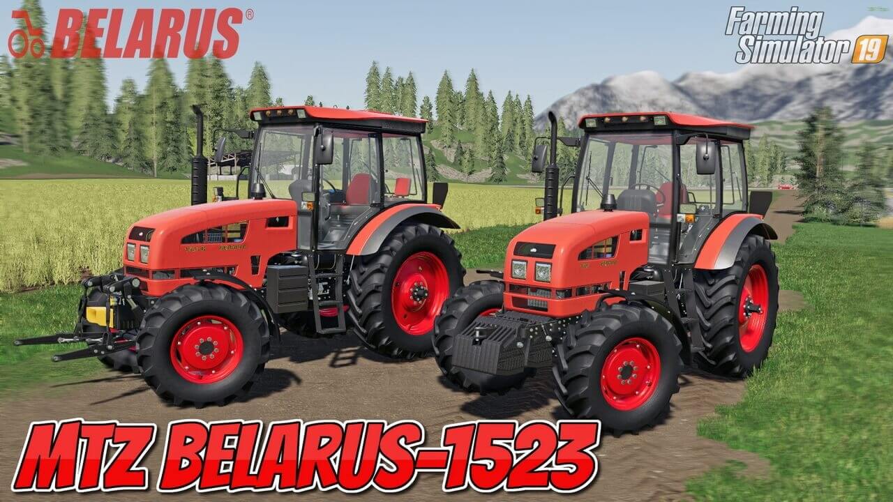 MTZ Belarus-1523 Tractor Mod - Farming Simulator 19