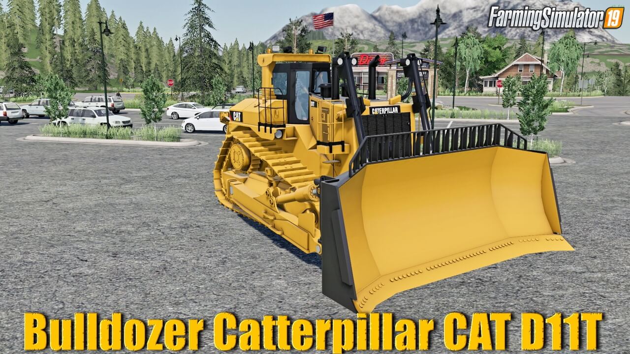 Bulldozer Catterpillar CAT D11T v1.0 for FS19