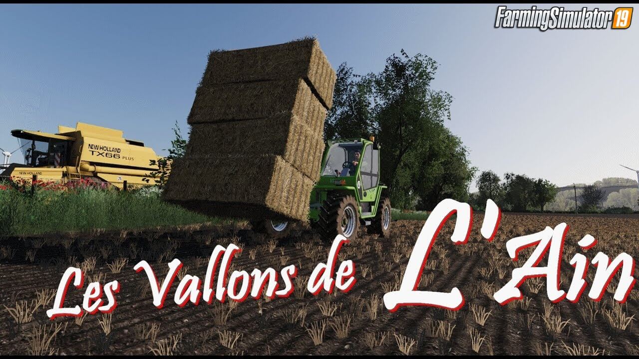 Les Vallons de Lain Map v1.0 for Farming Simulator 19