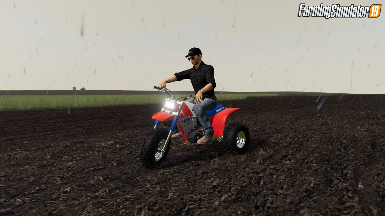 Honda ATC 200X 1984 v1.0 for Farming Simulator 19