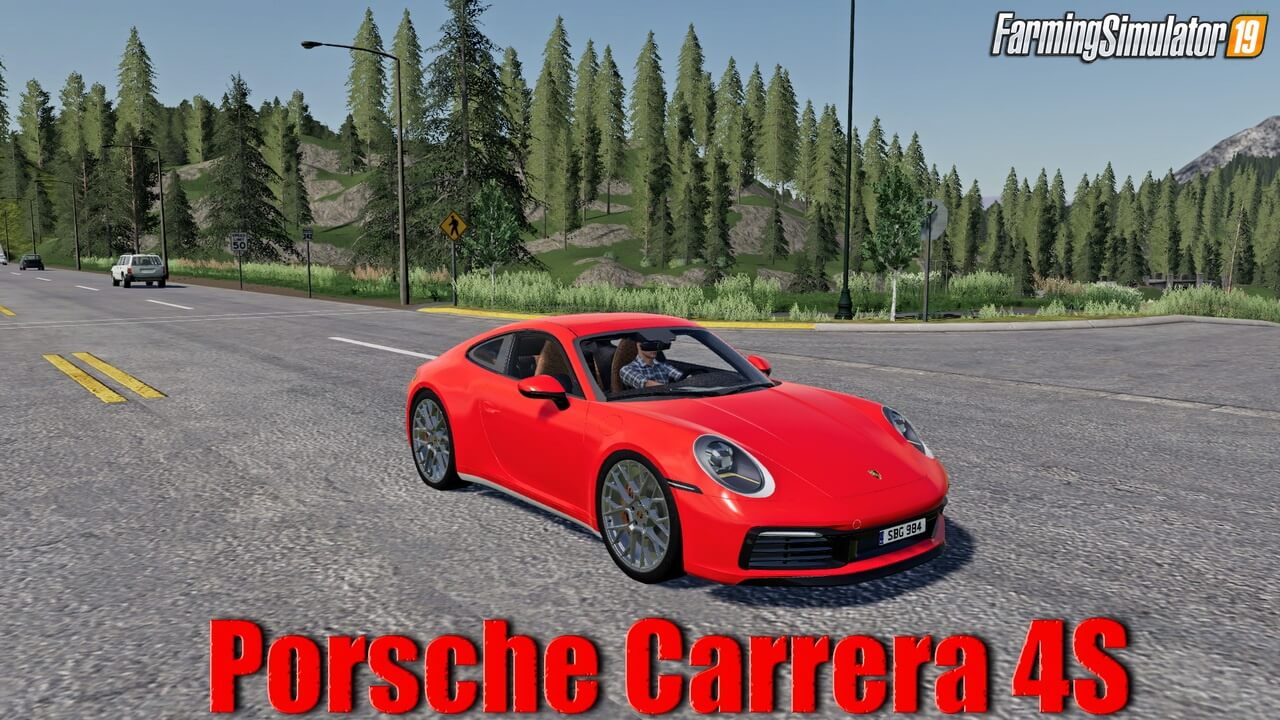 Porsche Carrera 4S v1.0 for Farming Simulator 19