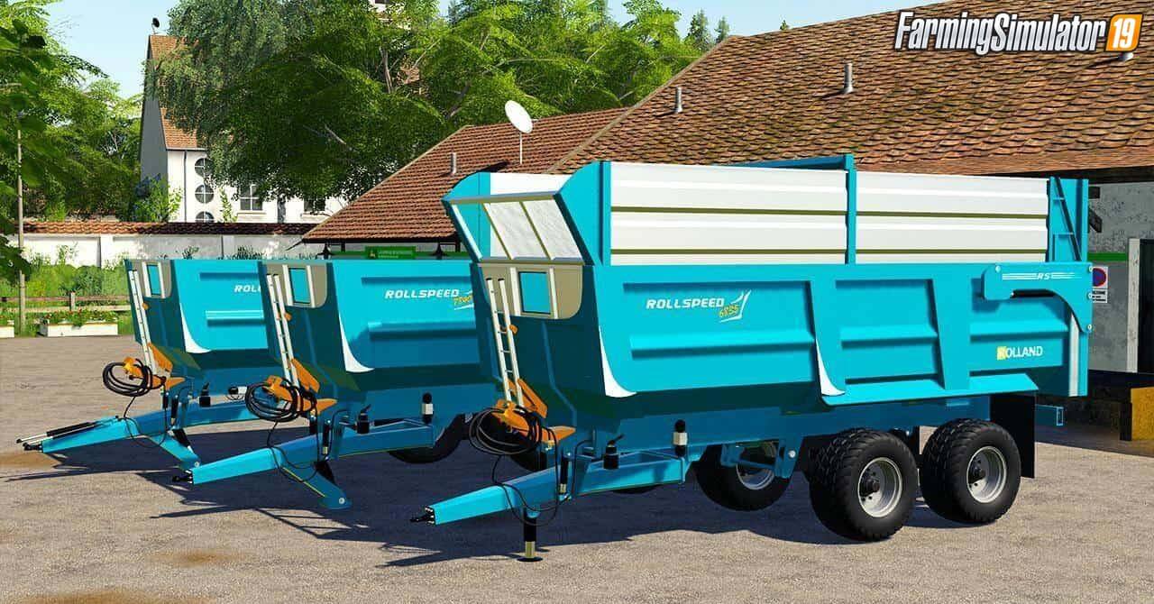 Pack Rolland Trailers v1.0 for Farming Simulator 19