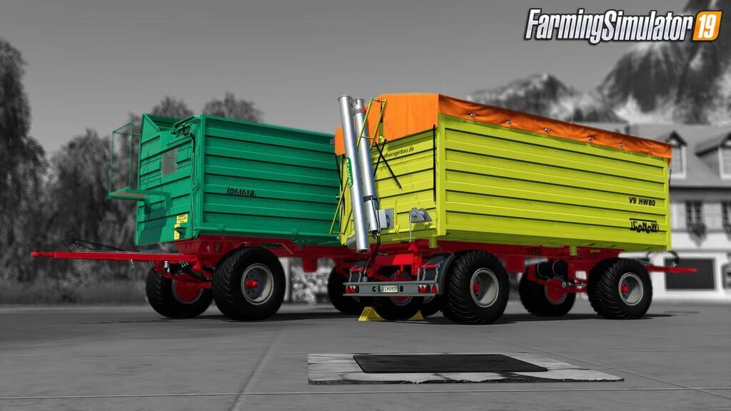 Trailer Conow V9 v1.0.0.1 for Farming Simulator 19