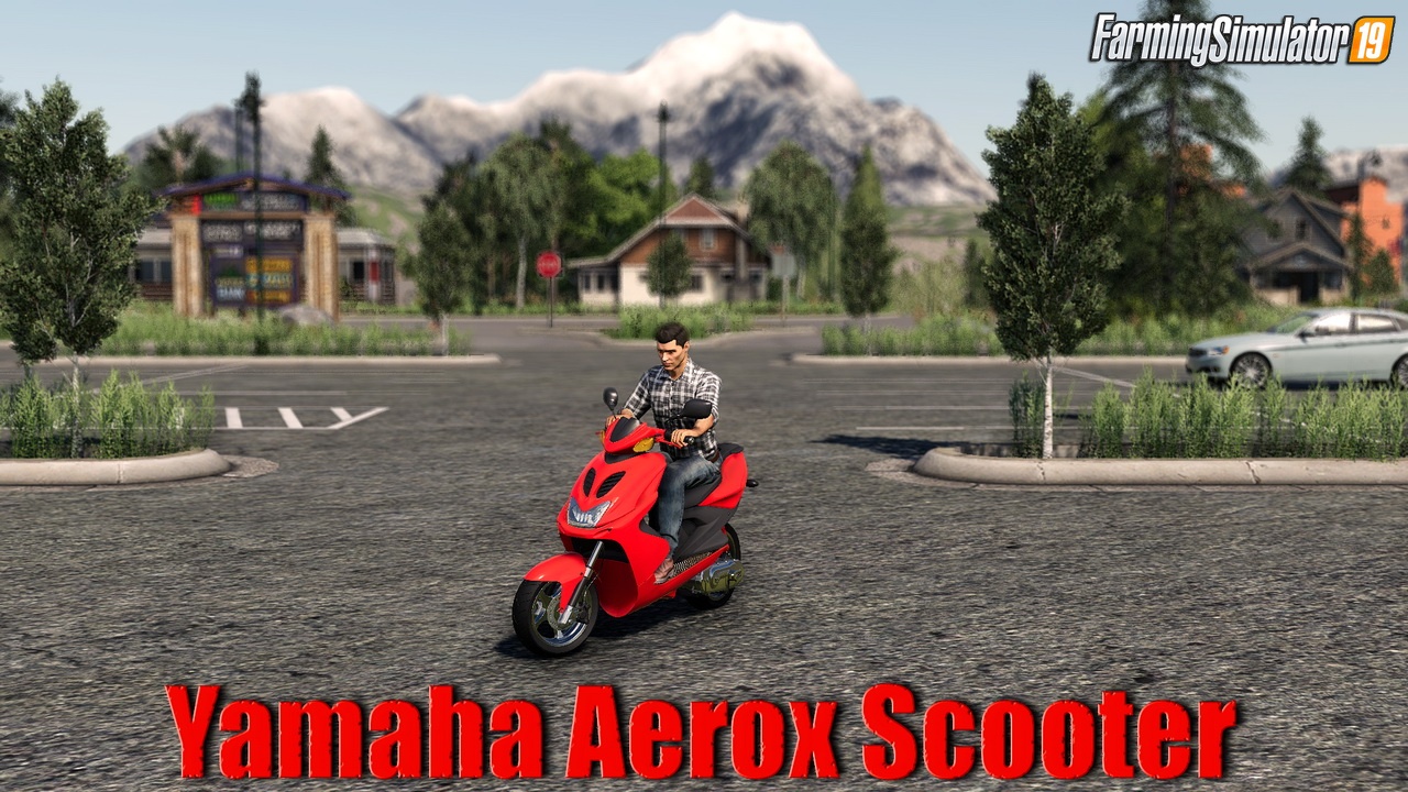 Yamaha Aerox Scooter v1.0 for Farming Simulator 19