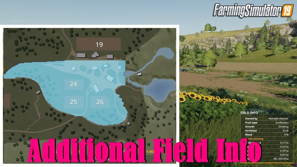 Additional Field Info v1.0.2.2 by yumi for FS19