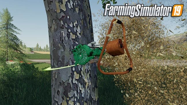 Old Chainsaw Soviet Mod v1.0 for Farming Simulator 19