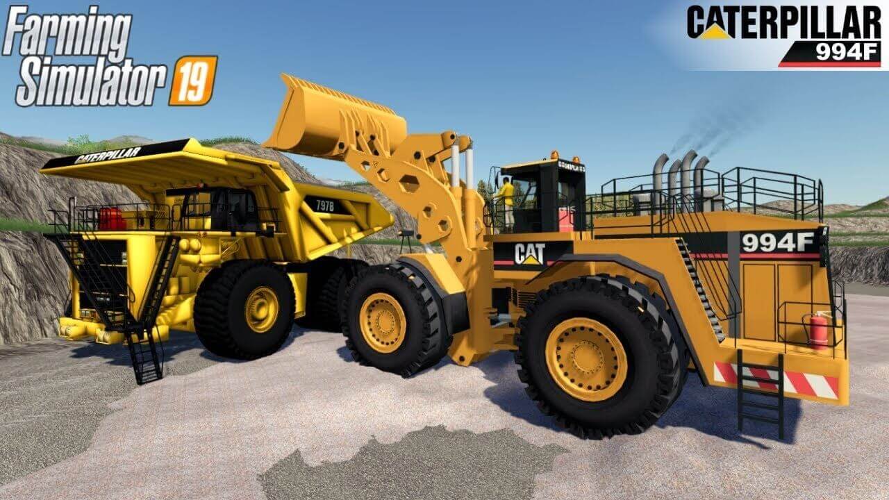 CAT 994F Giant Wheel Loader - Farming Simulator 19