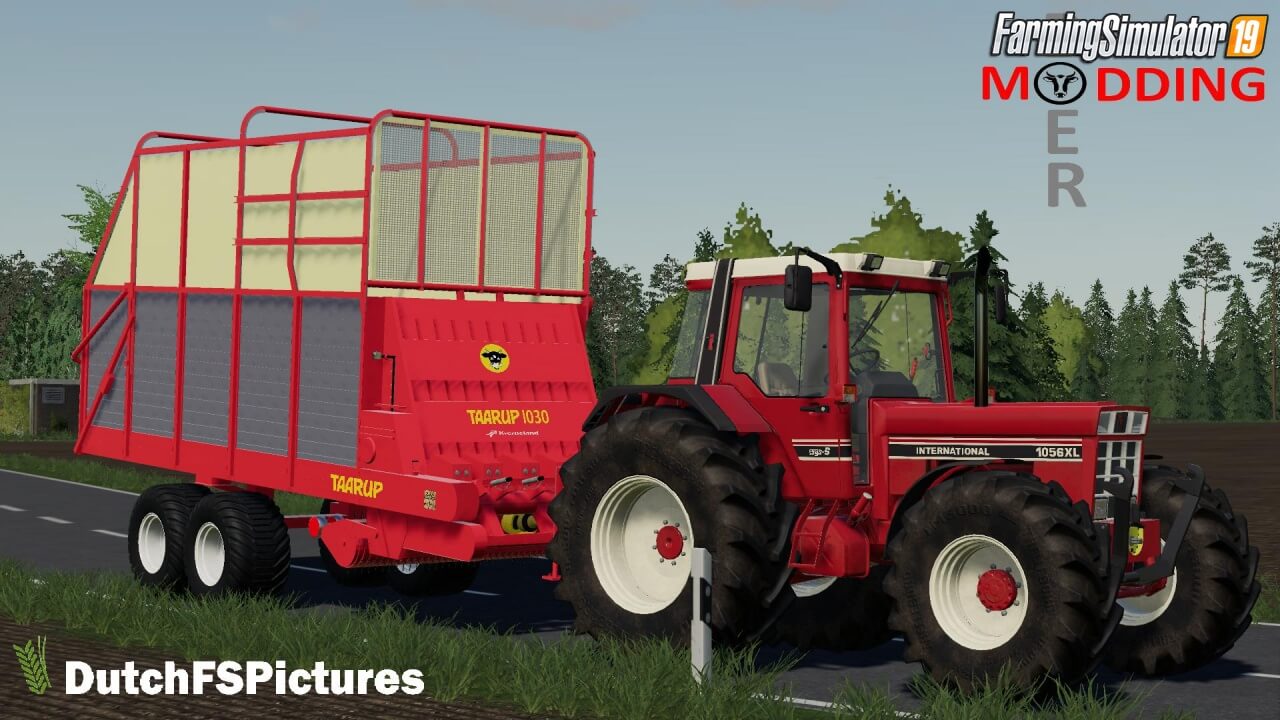 Taarup 1030 Trailer Mod v1.0 for Farming Simulator 19