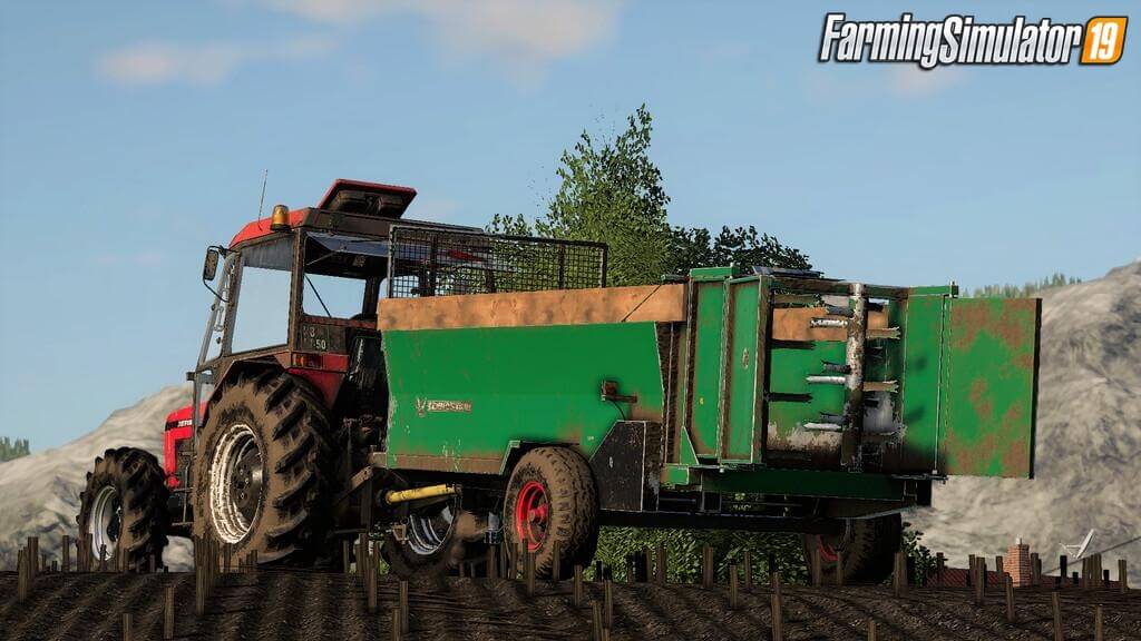 Tehnostroj TG28 Manure Spreader v1.0 for FS19