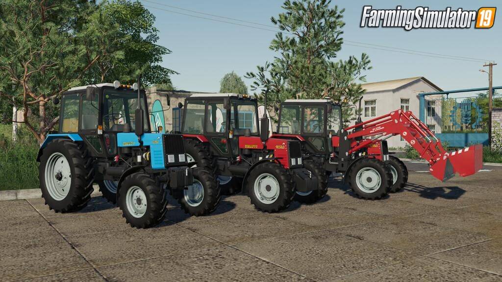 MTZ 1025 Belarus Tractor v1.0 by RusAgroTeh for FS19
