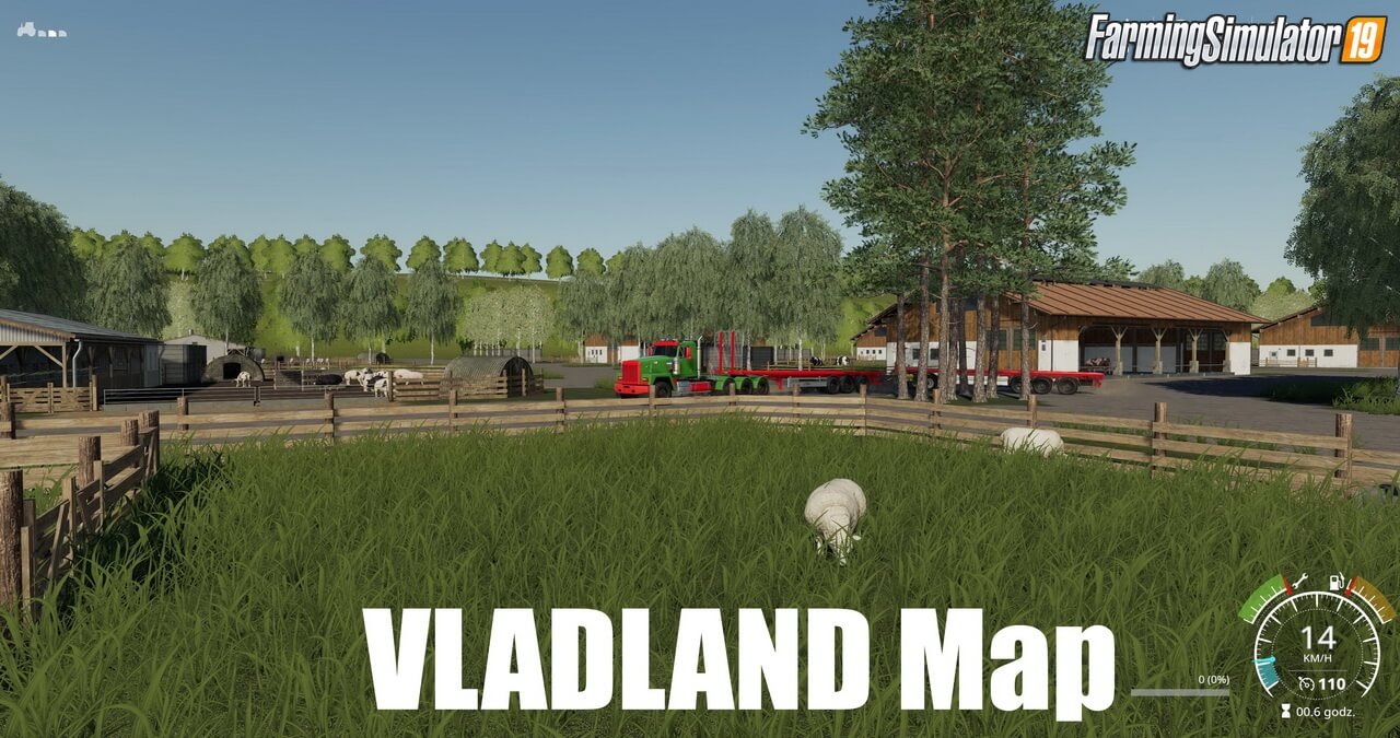 Vladland Map v1.0 by KAPVLAD for FS19