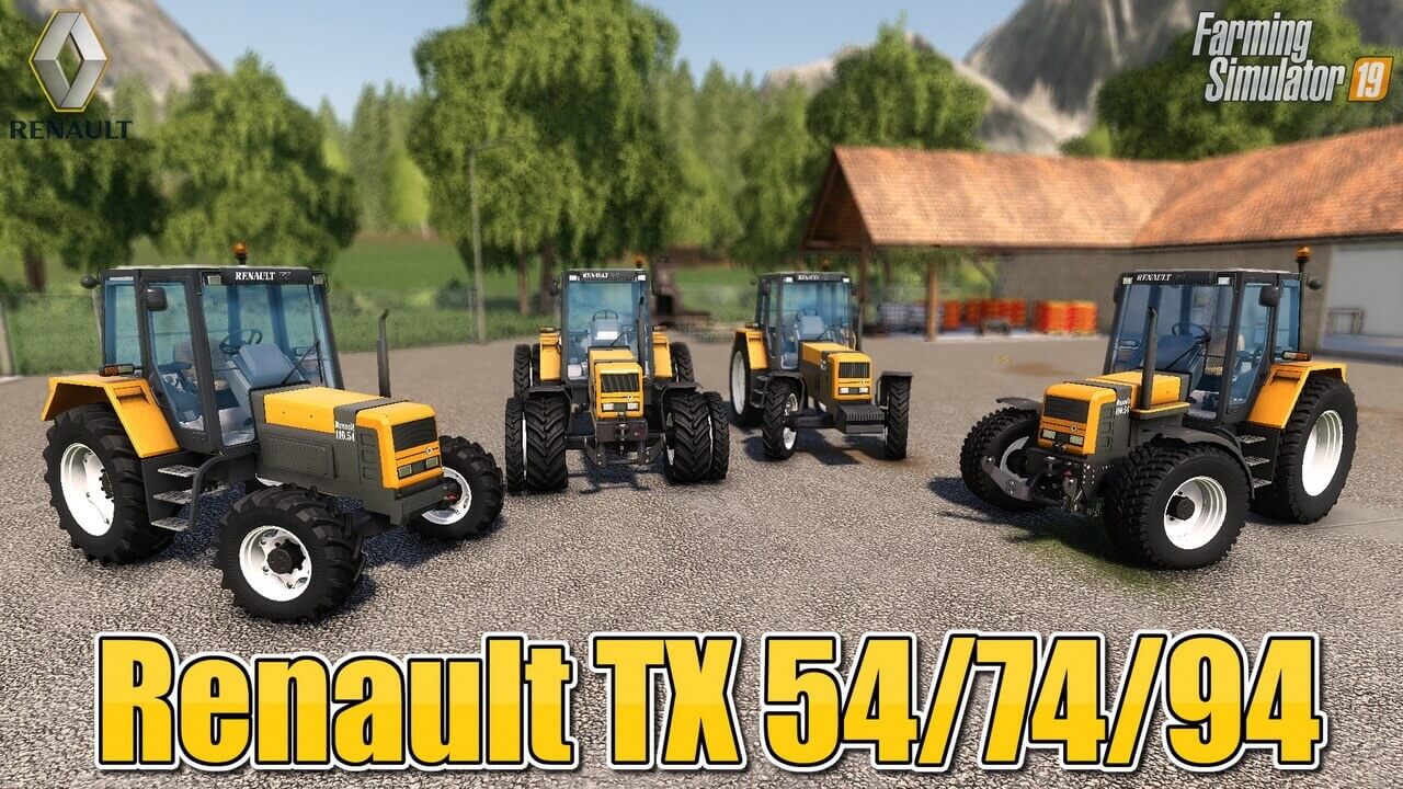 Renault TX 54/74/94 Pack Tractors - Farming Simulator 19