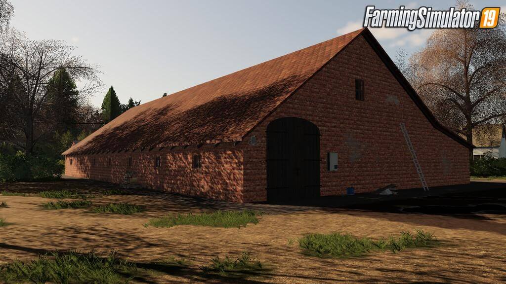 Middle Polish Cow Barn v1.0 for FS19