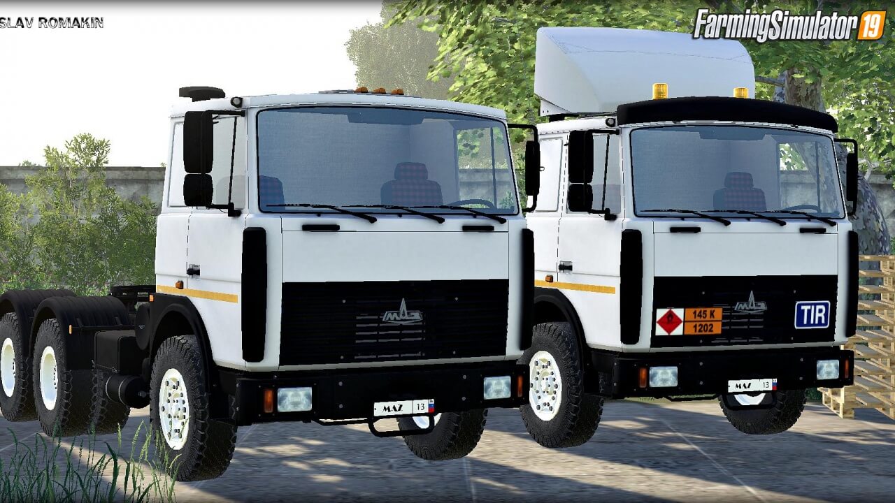 MAZ-6422 Tyagach Truck v1.0 for FS19