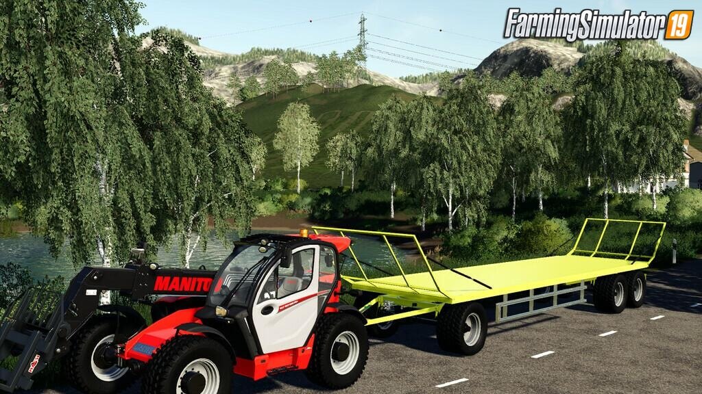 Conow BTW Bales Autoload Trailer v1.1 for FS19