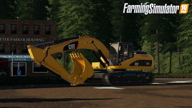 Caterpillar 325D L Hydraulic Excavator v1.0 for FS19