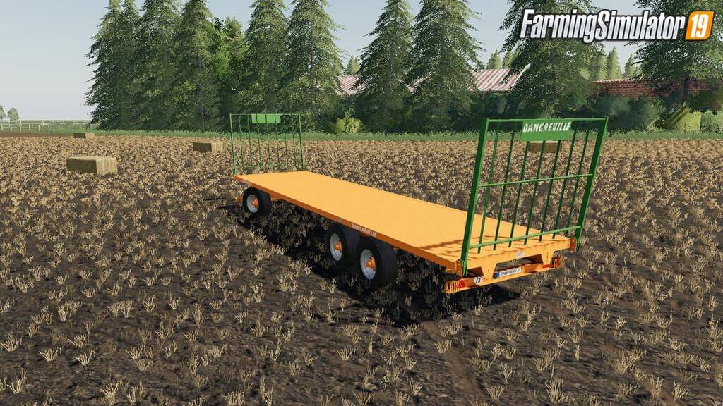 Bale Trailer Dangreville v1.0 for FS19