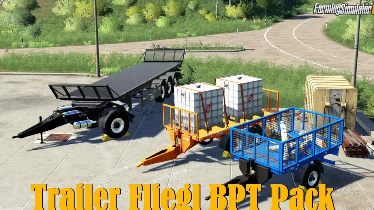 Trailer Fliegl BPT Pack v1.0.2.2 for FS19