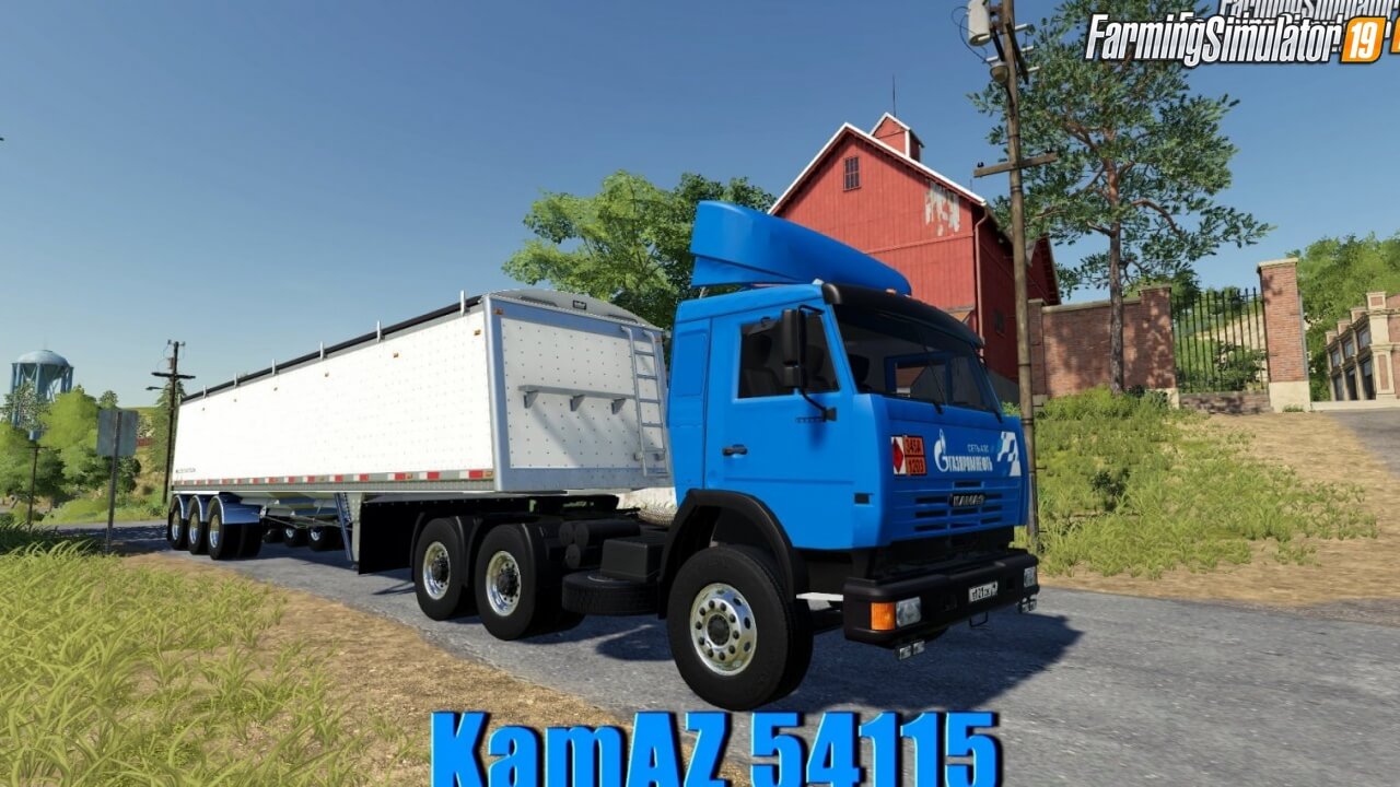 KamAZ 54115 v4.0 by Ruslan_Kerevey for FS19