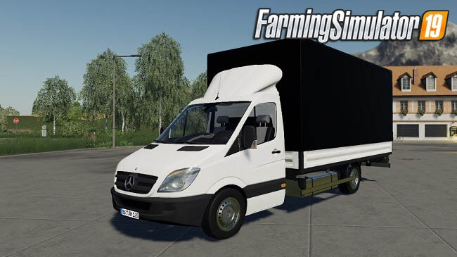 Mercedes Sprinter Pickup v1.3 for FS19