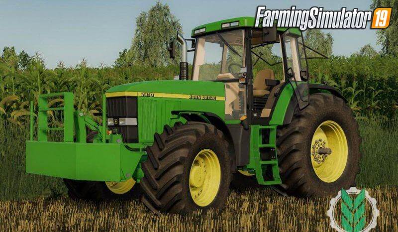John Deere 7010 Serie Tractor v1.0 Edit by SMI for FS19