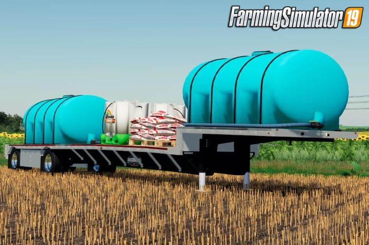 Wilson Step-Deck Fertilizer Trailer v1.1 for FS19