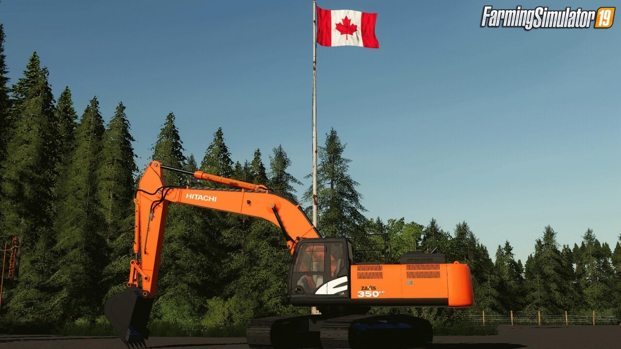 Hitachi 350LC-6 Excavator v1.2 for FS19