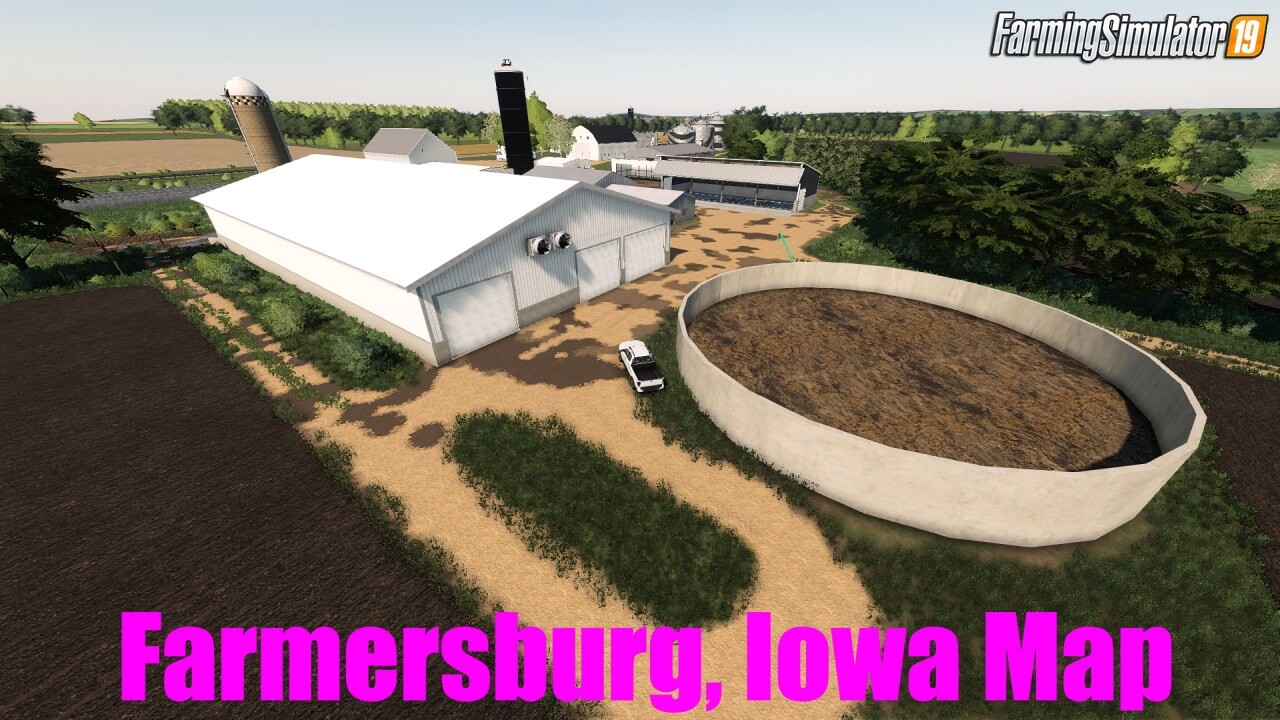 Farmersburg - Iowa Map v2.0 by MRG Mapping for FS19