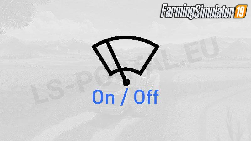 Manual Wipers Mod v1.0 for FS19