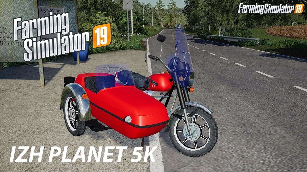 IZH Planet 5k Motorcycle v1.0 for FS19