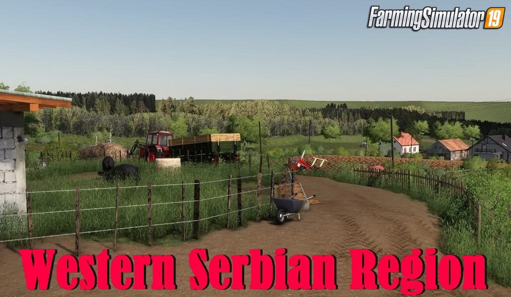 Western Serbian Region Map v1.0 for FS19