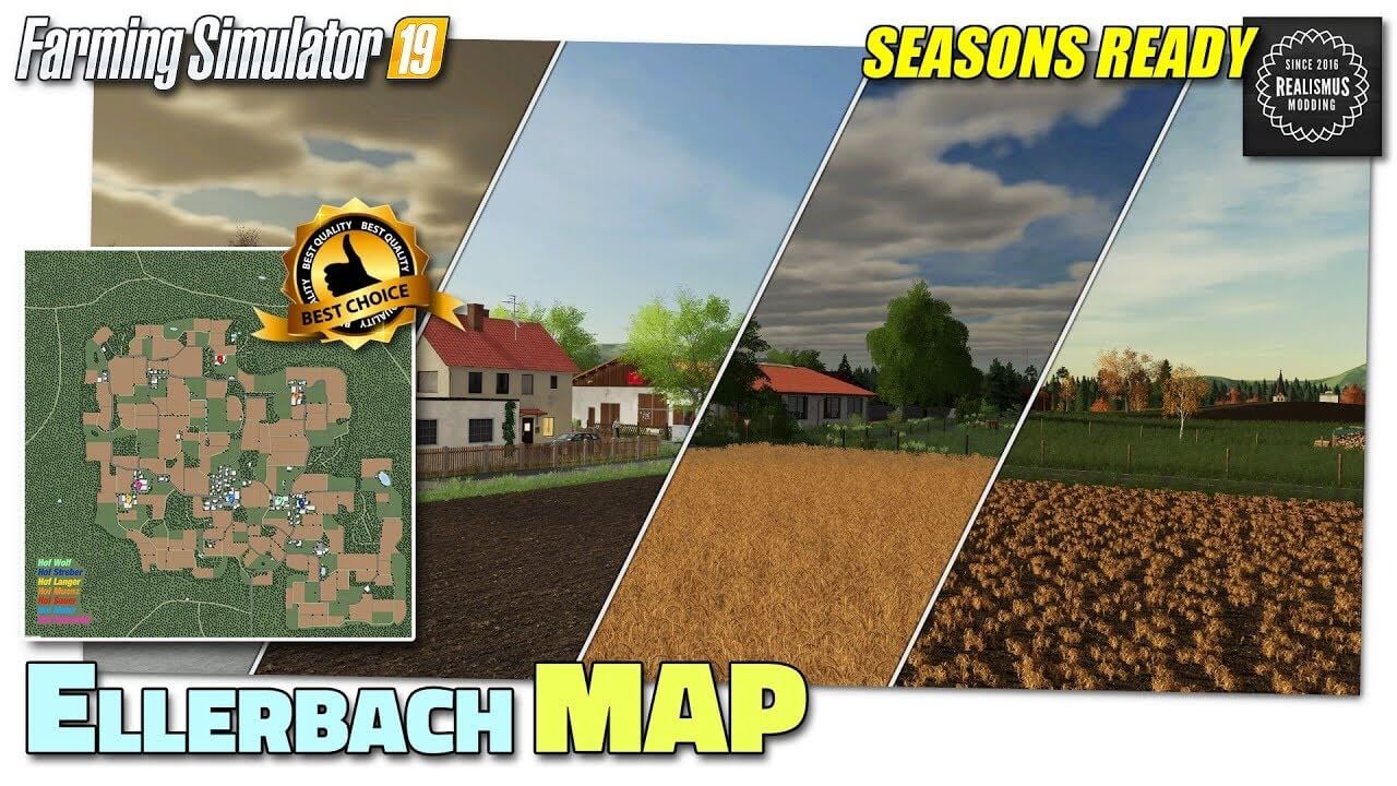 Ellerbach Map v1.5 by Moos Agrar for FS19